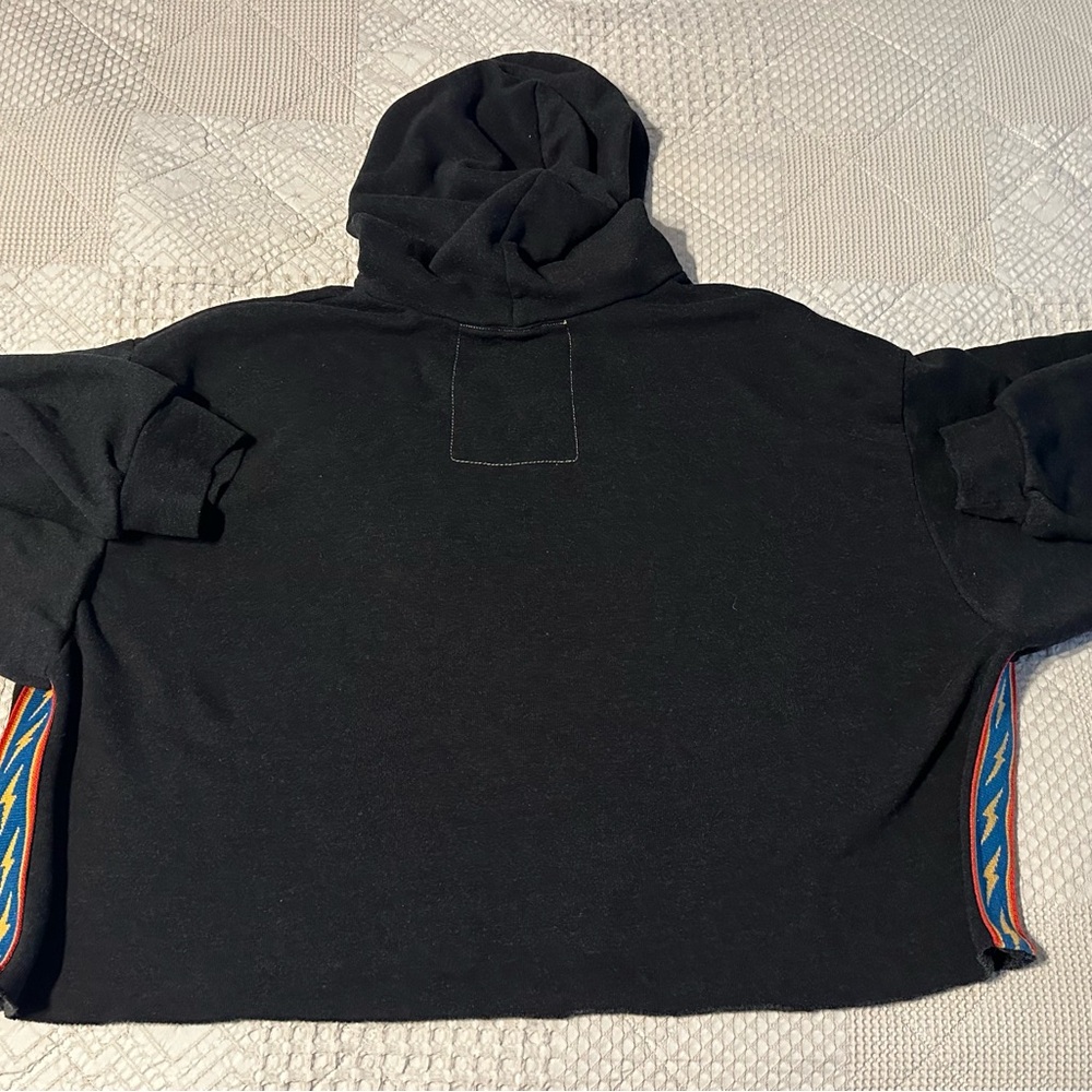 Aviator Nation charcoal cropped hoodie. Excellent condition. Unisex size XL.